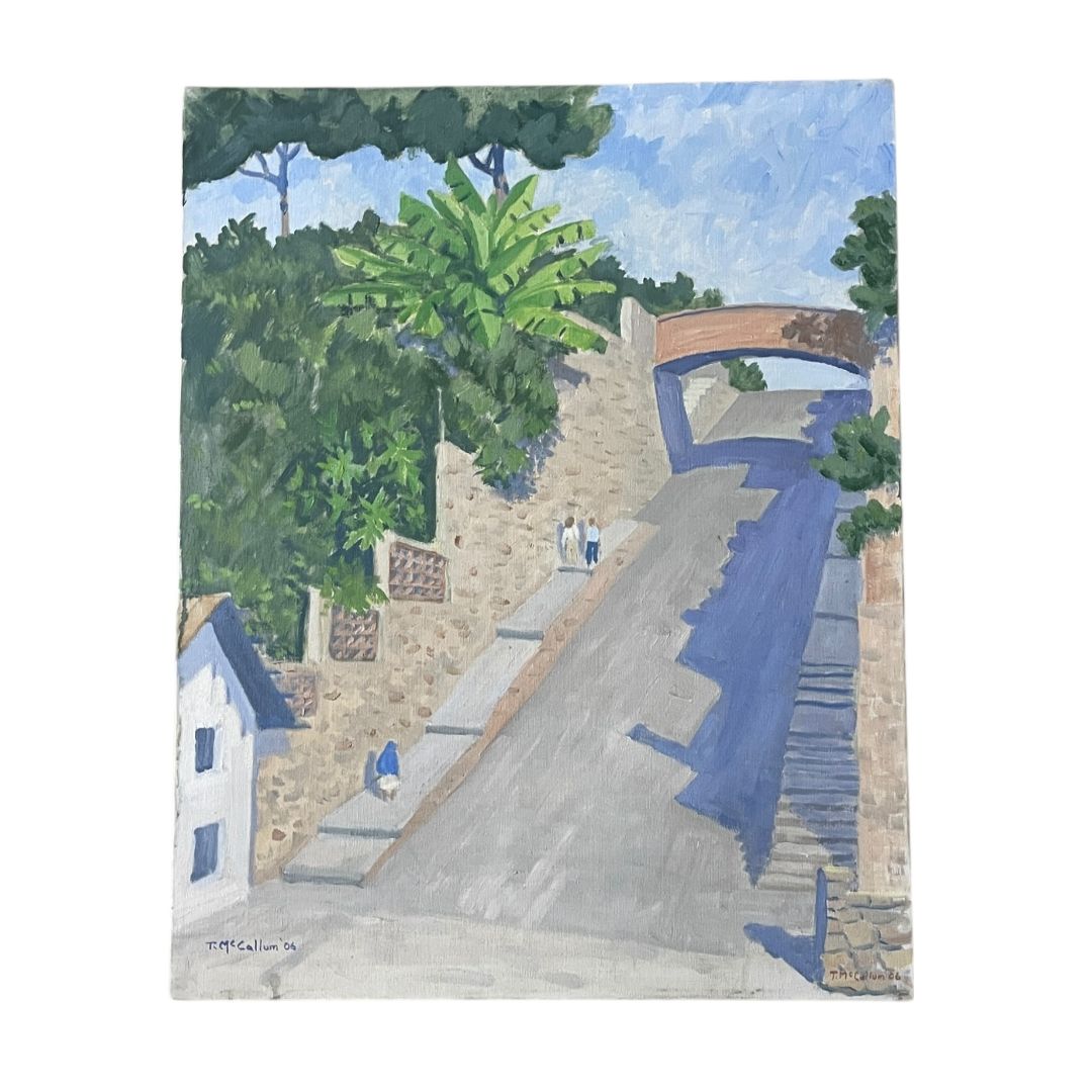 ANONIMO  Arte sin Vidrio  Estilo Paisajismo  Medida 60cm X 50cm