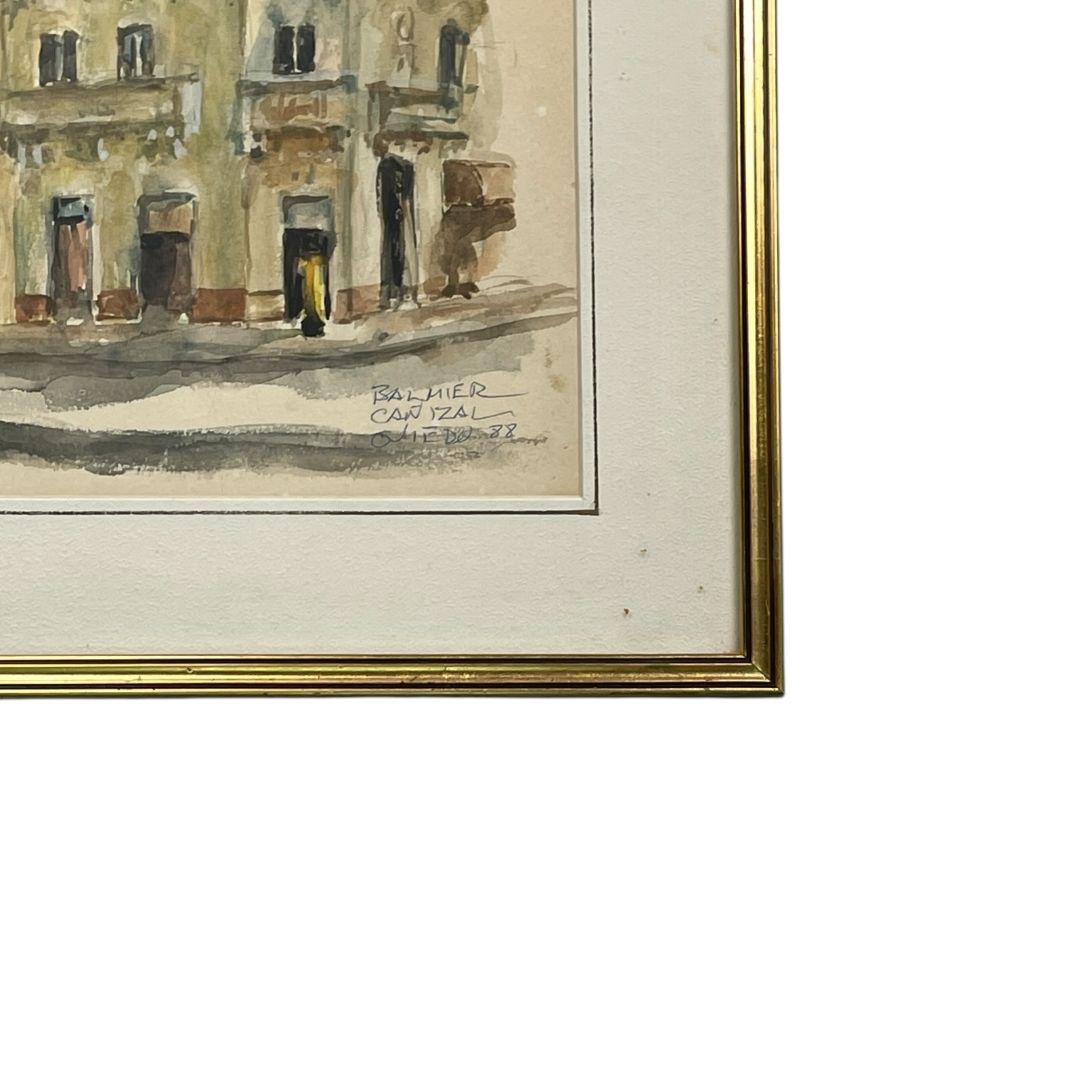 Arte con Vidrio  ANONIMO  Estilo Figurativo Obra 32cm X 22cm Marco 43cm X 34cm