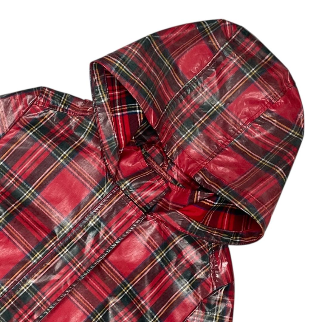 Impermeable  ZARA  Varios Escoces Rojos Talle 14