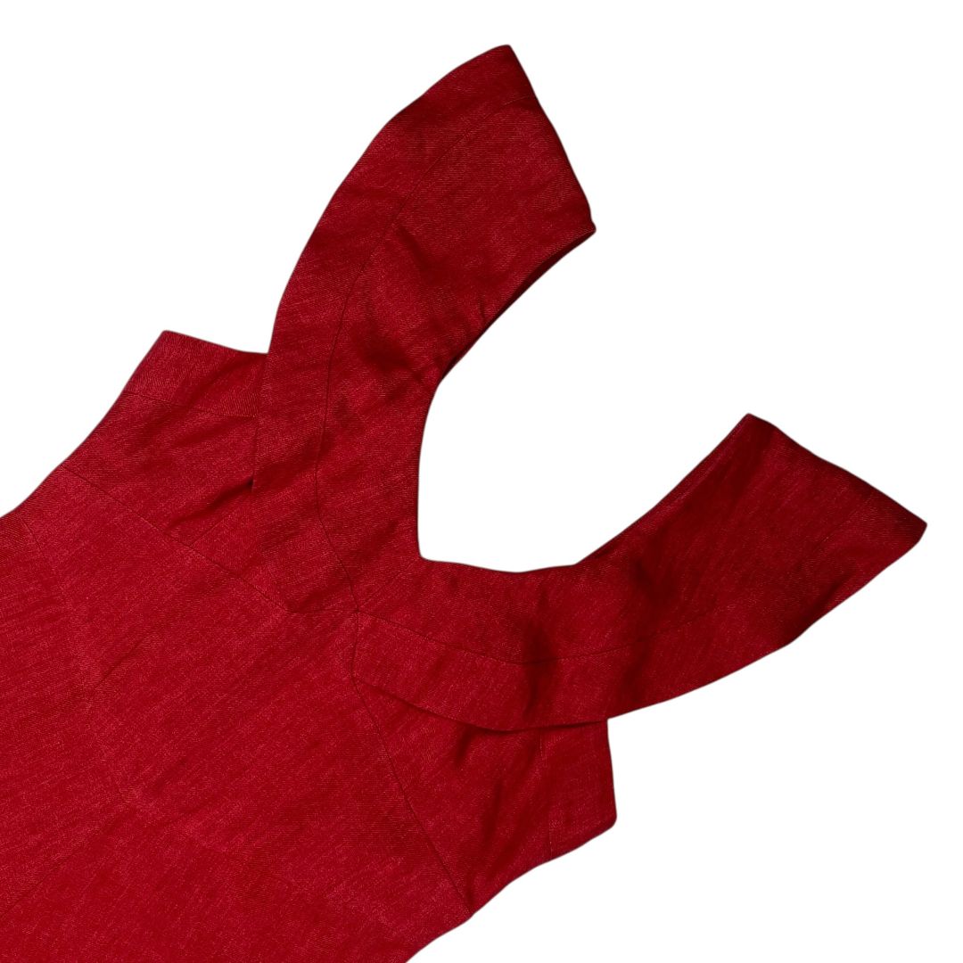 Vestido Sin Manga  MENAGE A TROIS  Rojo Talle S