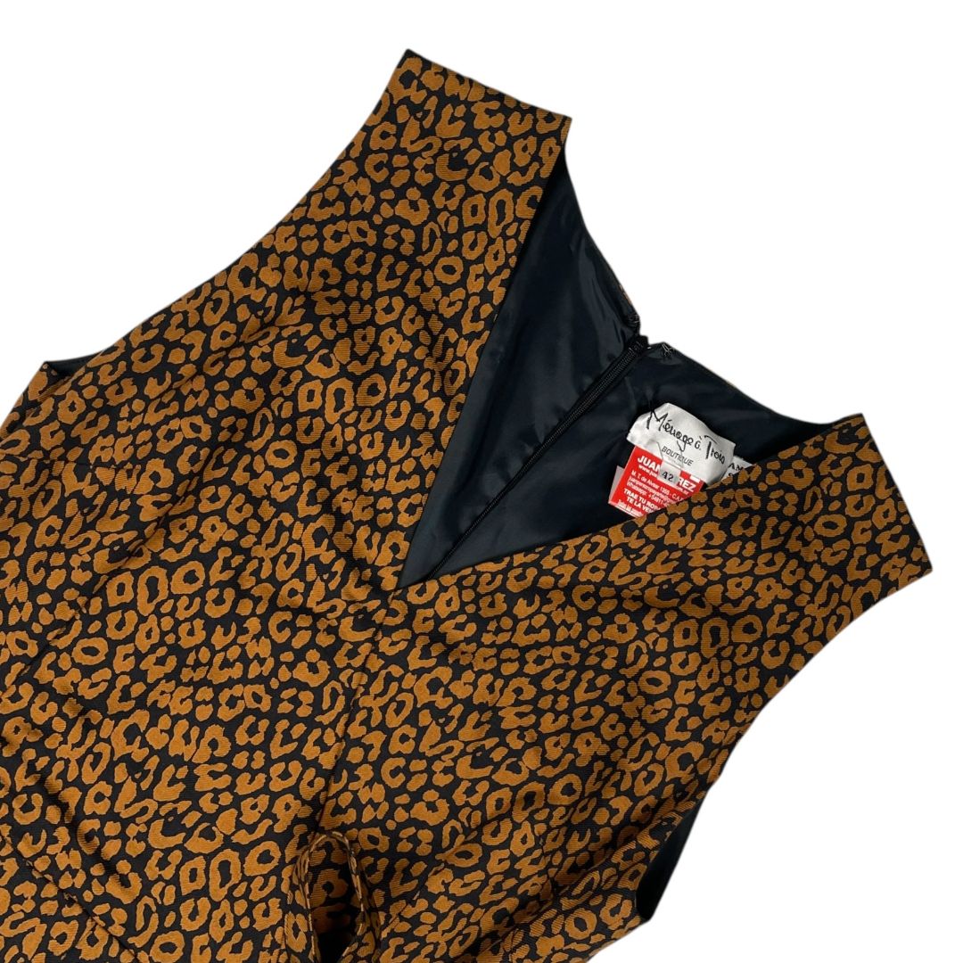Vestido Sin Manga  MENAGE A TROIS  Varios  Animal Print Talle 42