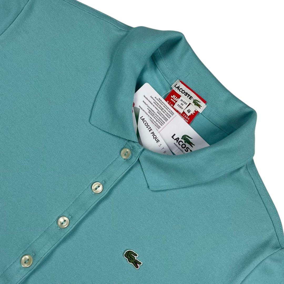 Remera Manga Corta  LACOSTE  Celeste Talle 46