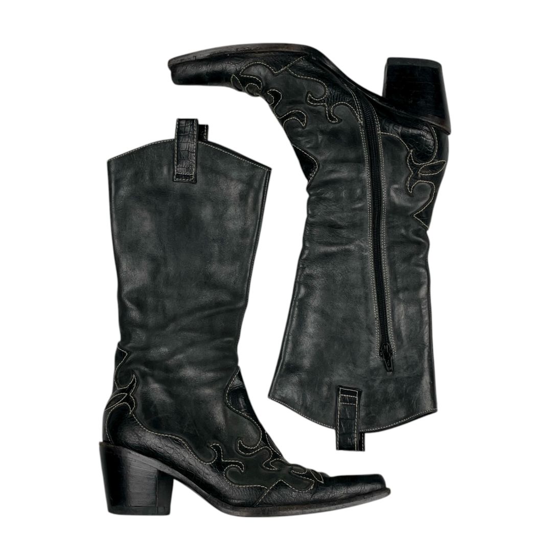 Bota Cowboy  SIN MARCA  Negro Talle 38