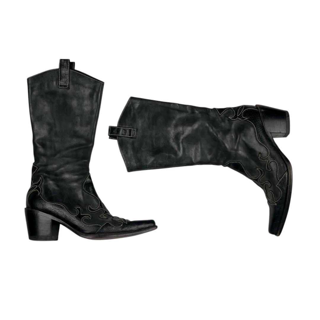 Bota Cowboy  SIN MARCA  Negro Talle 38