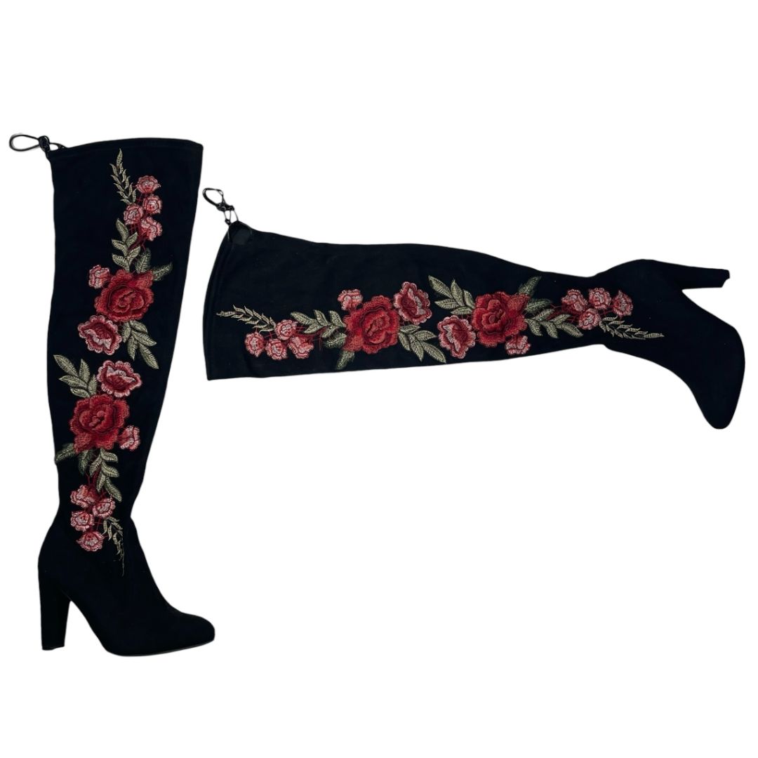 Bota Bucanera  SIN MARCA  Negro Talle 38