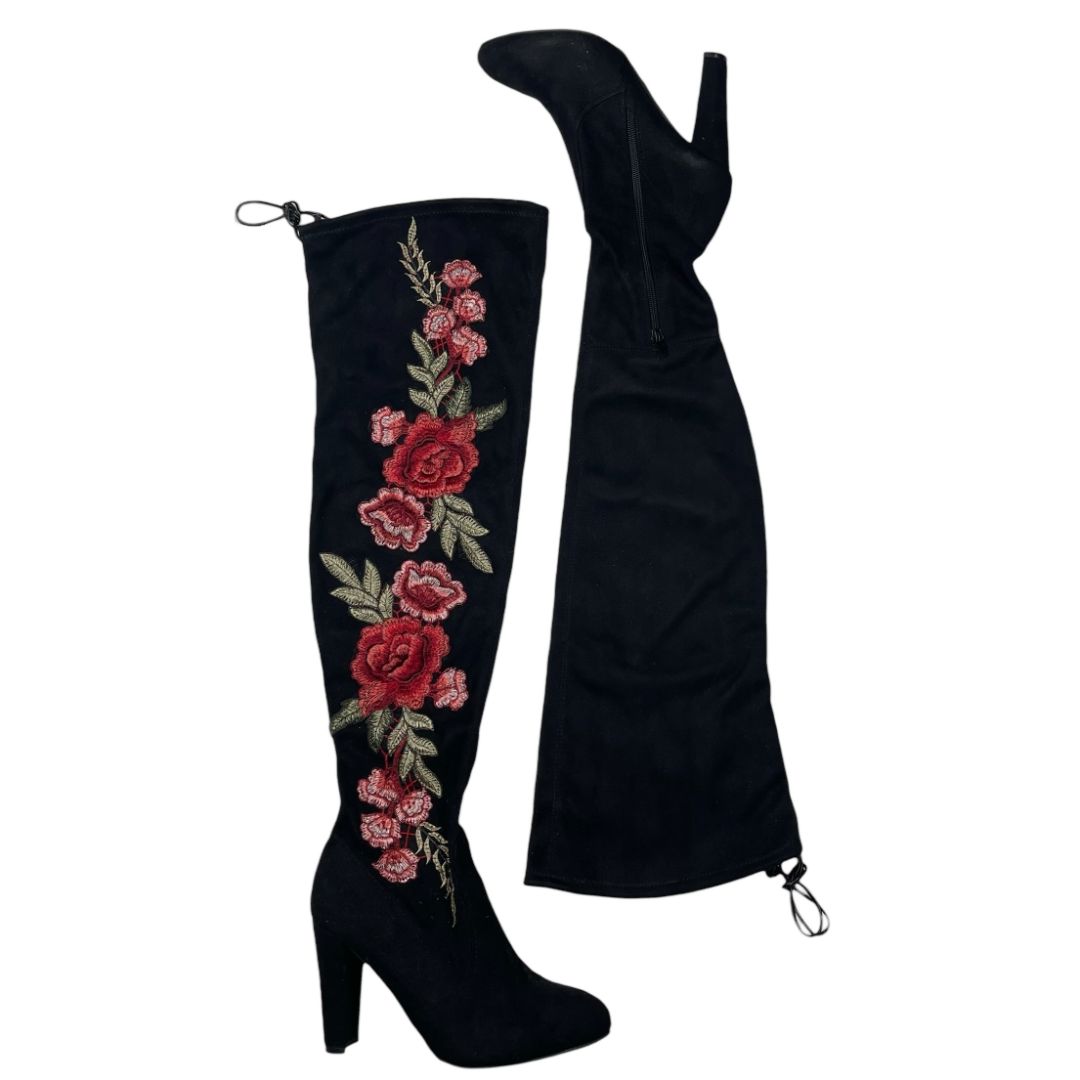 Bota Bucanera  SIN MARCA  Negro Talle 38