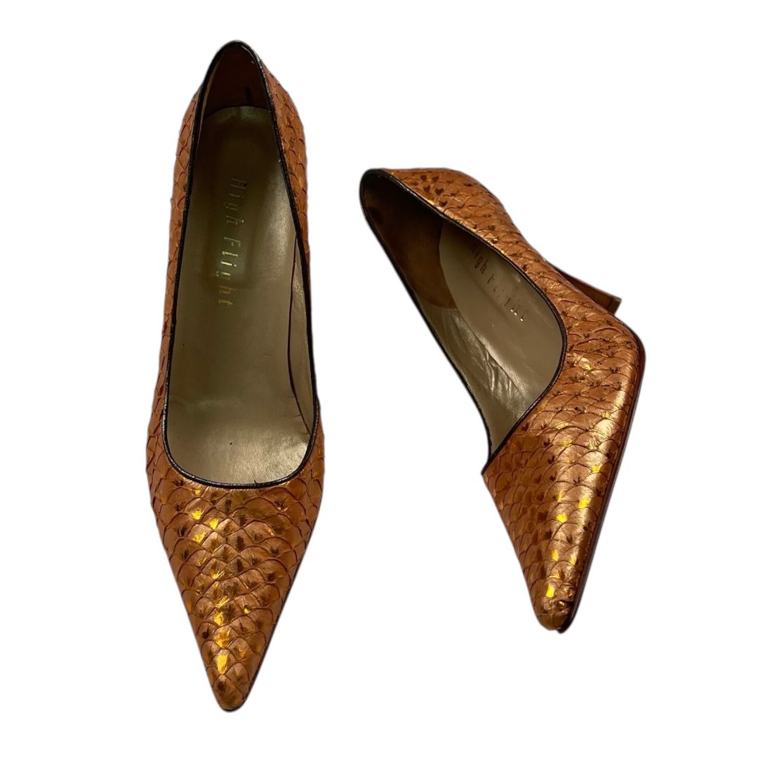 Zapatos  HIGH FLIGHT  Naranja Talle 38