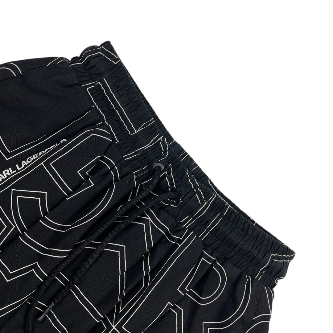 Malla De Baño  LAGERFELD  Negro Talle XS