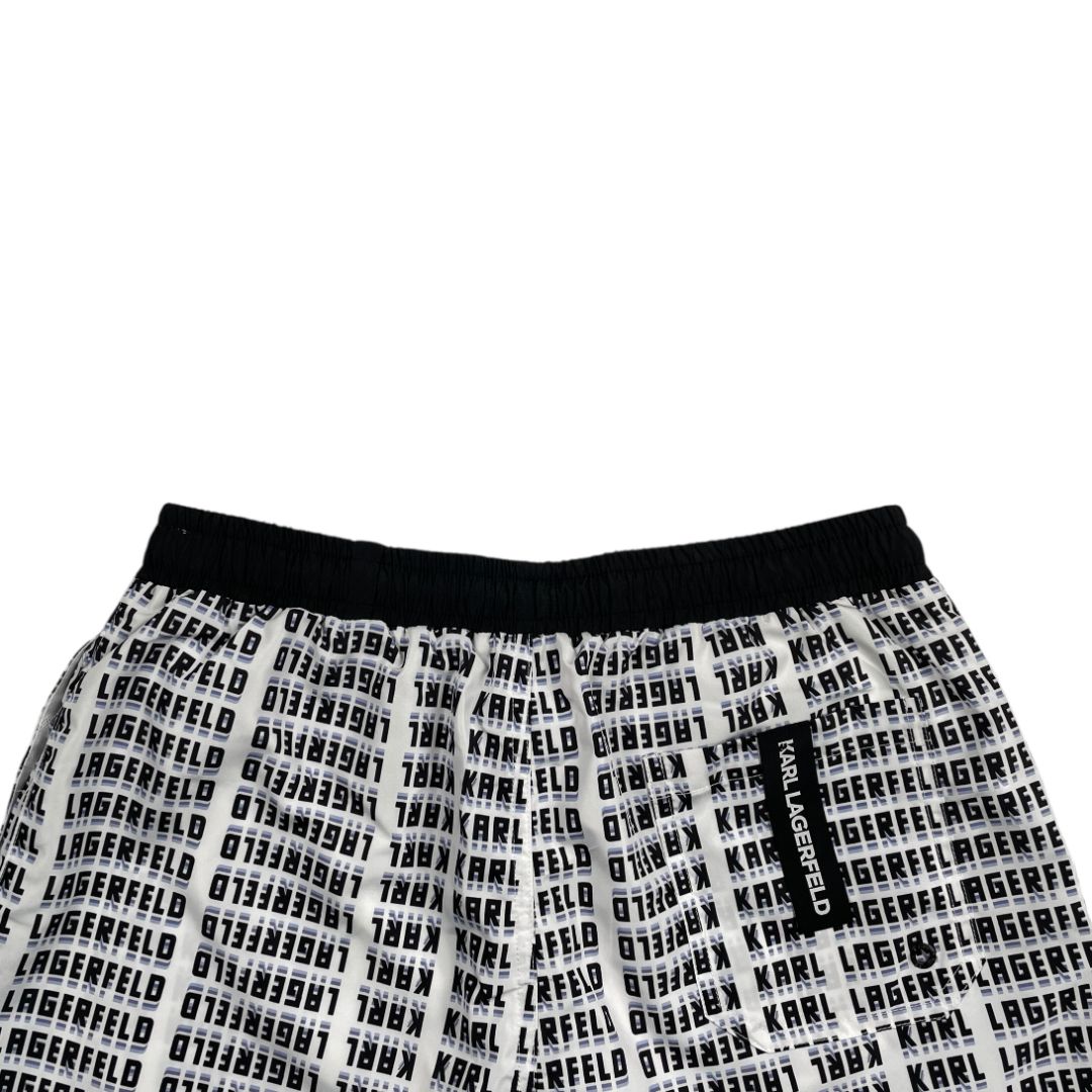 Malla De Baño  LAGERFELD  Blanco Talle S