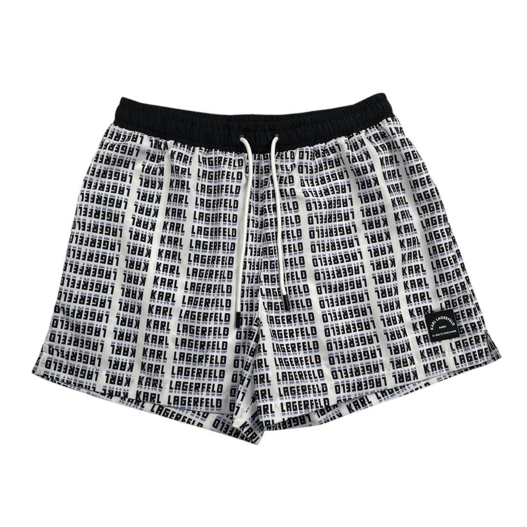 Malla De Baño  LAGERFELD  Blanco Talle S