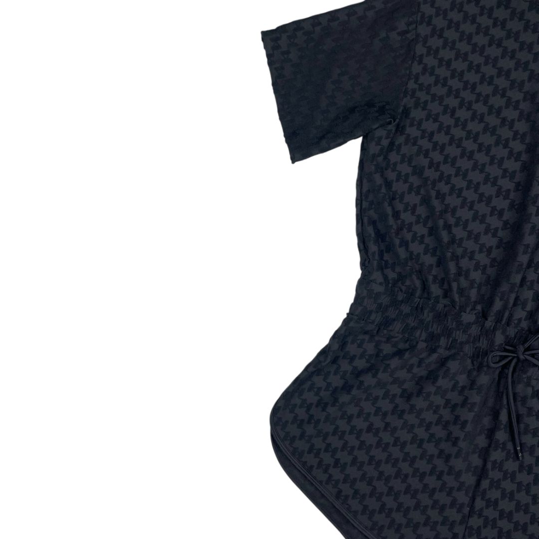 Enterito Mameluco Mesm  LAGERFELD  Negro Talle L