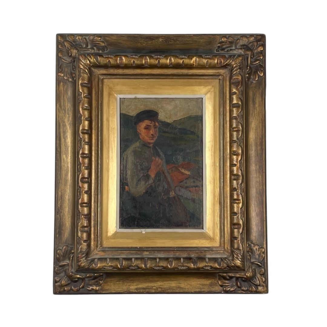 Arte sin Vidrio  ANONIMO  Estilo Retrato Medida 50cm X 42cm