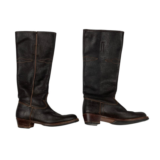 Bota Larga  SIN MARCA  Marron Talle 37
