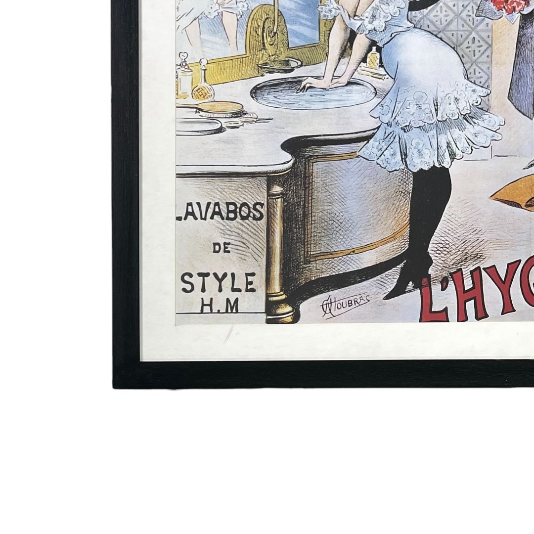 Arte con Vidrio  ANONIMO  Varios Obra 82cm X 62 cm Marco 76cm X 56 cm