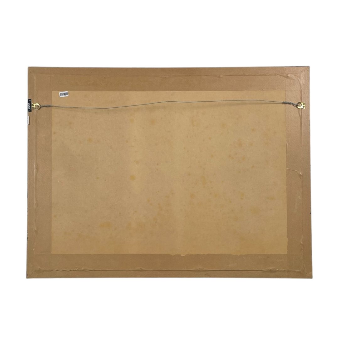 Arte con Vidrio  ANONIMO  Varios Obra 82cm X 62 cm Marco 76cm X 56 cm