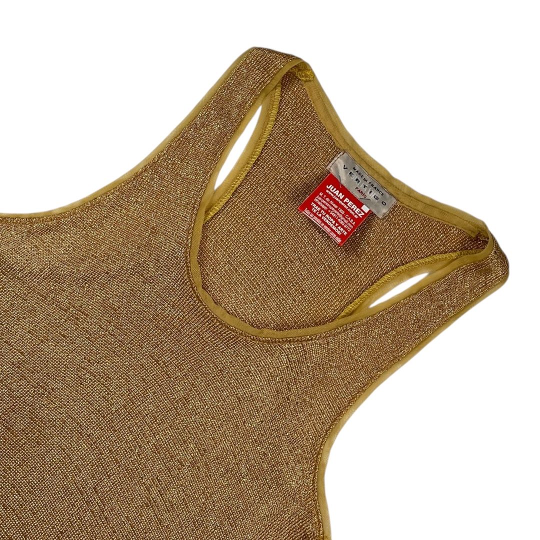 Musculosa  VERTIGO  Dorado Talle S