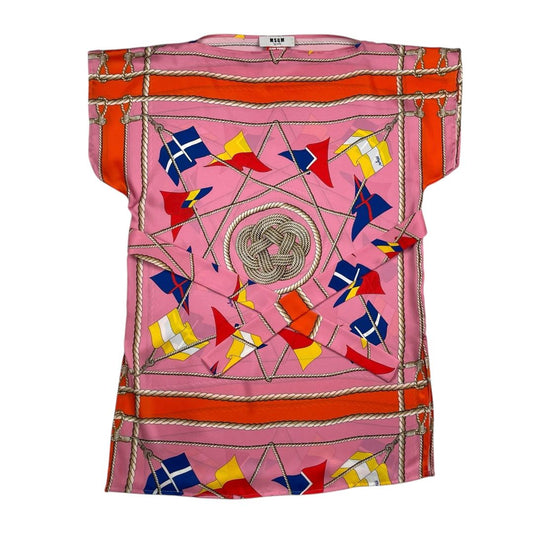 Vestido Manga Corta  MSGM  Varios  Estampado Talle S