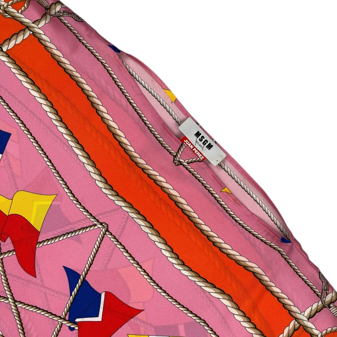 Vestido Manga Corta  MSGM  Varios  Estampado Talle S