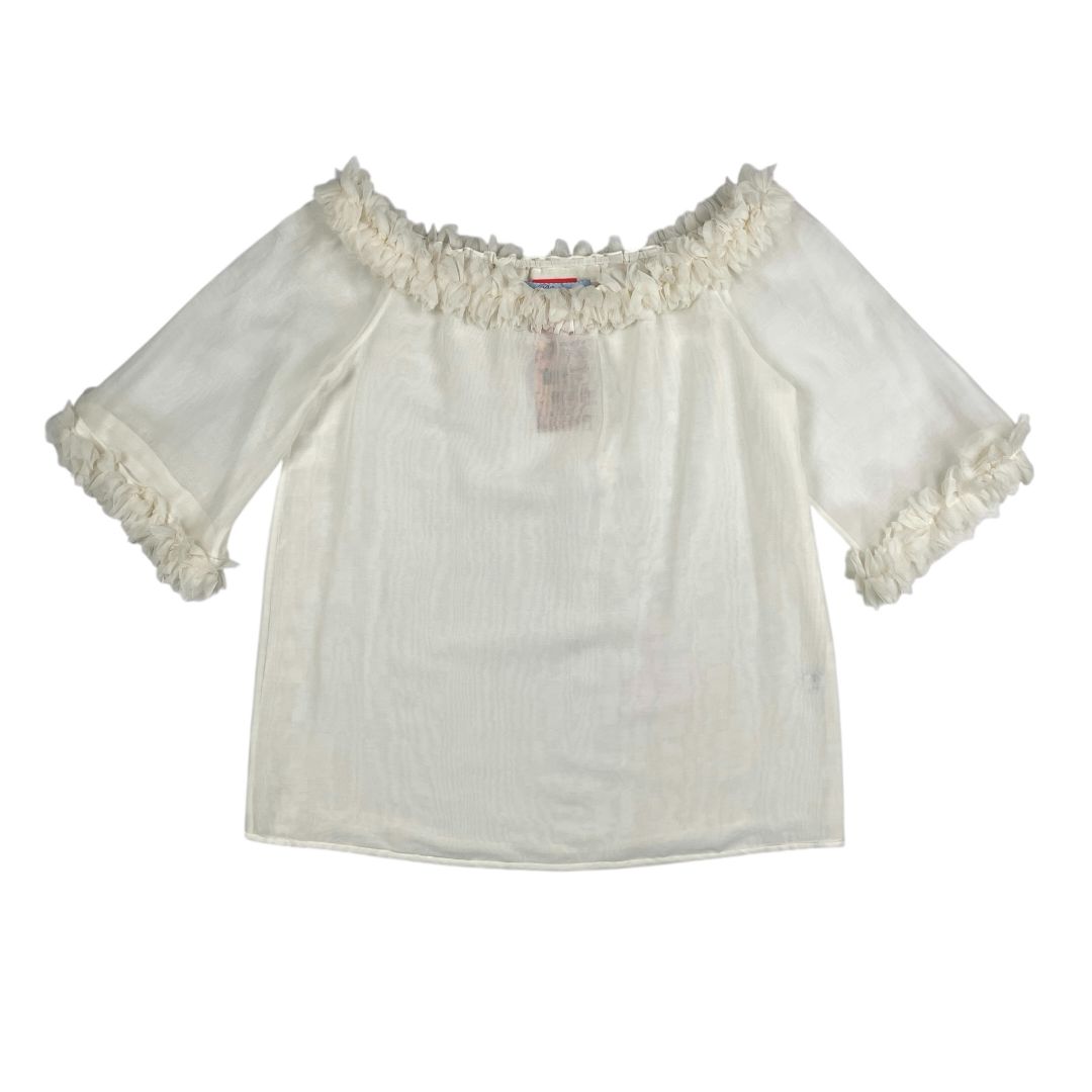 Blusa Manga Corta  BLUEMARINE  Blanco Talle S