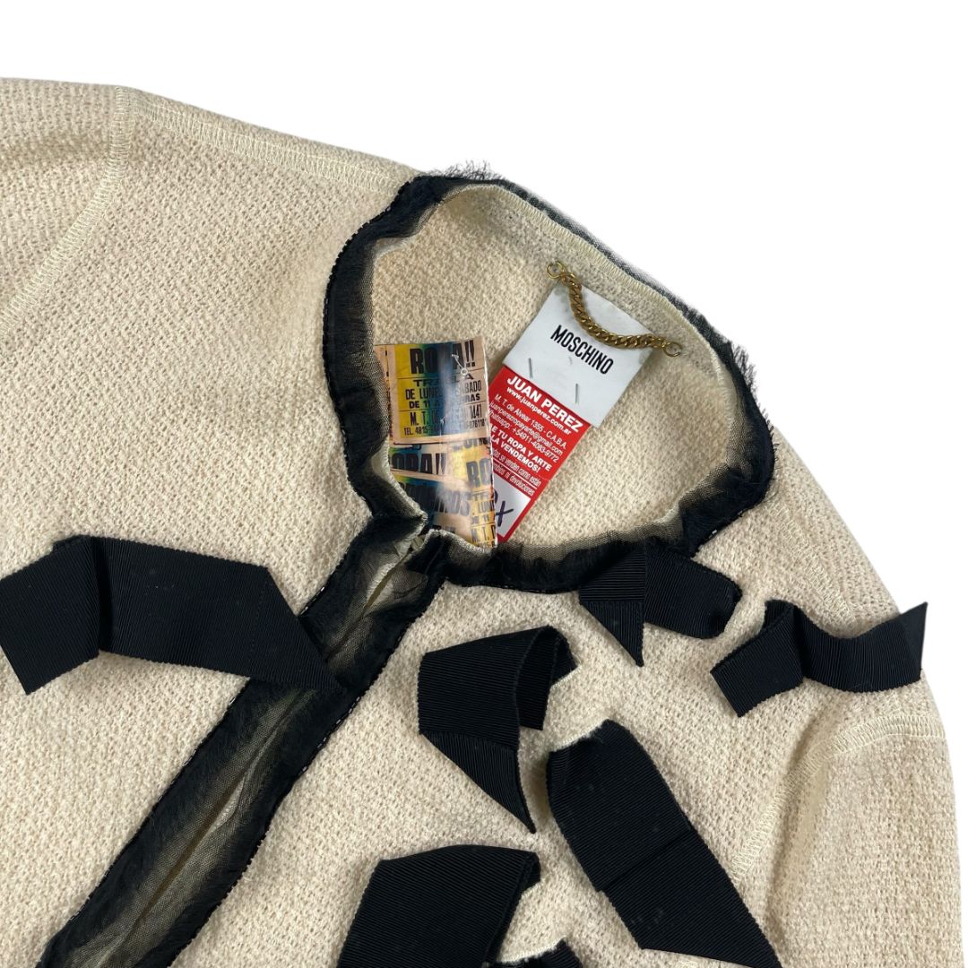 Saco  MOSCHINO  Varios Beige Y Negro Talle S