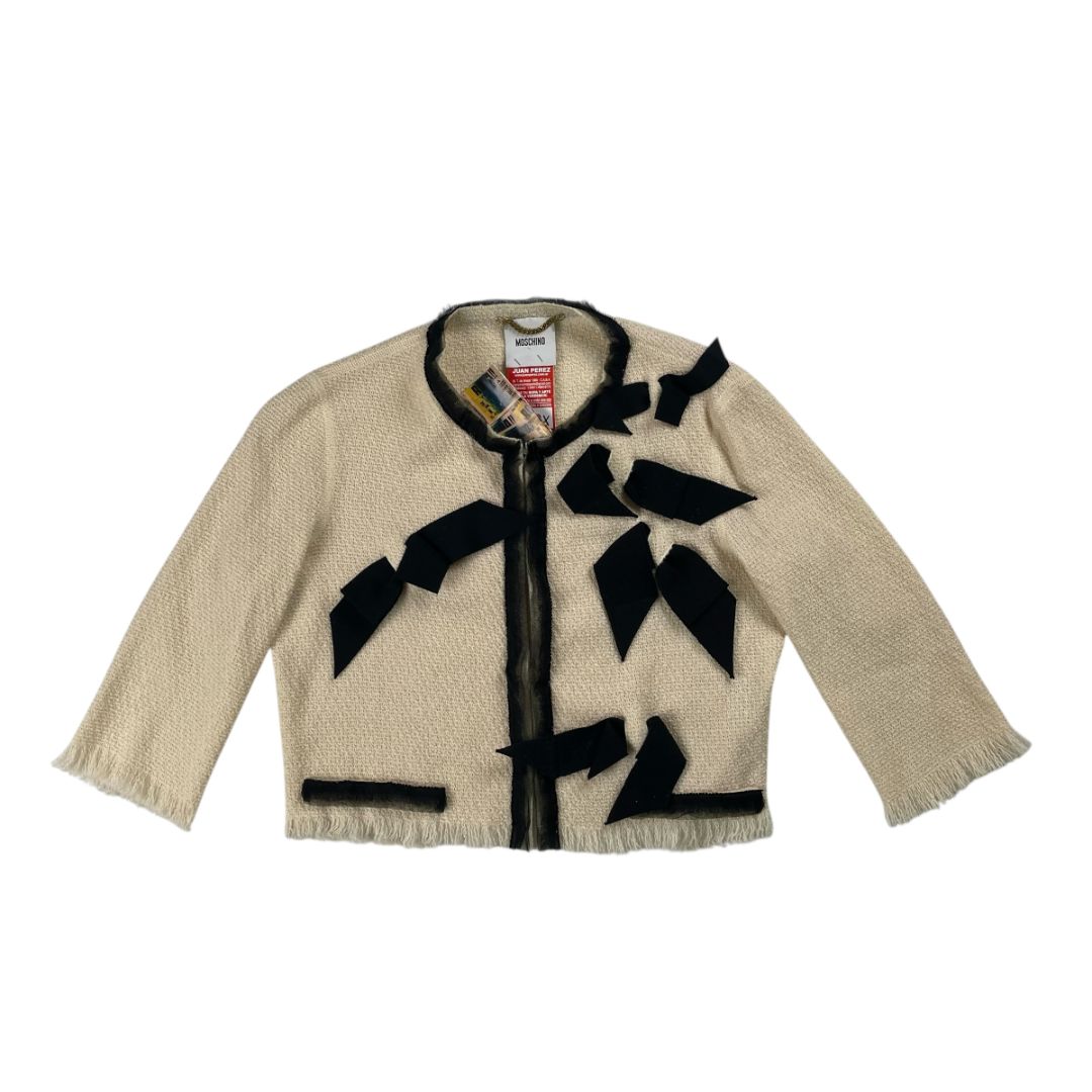 Saco  MOSCHINO  Varios Beige Y Negro Talle S