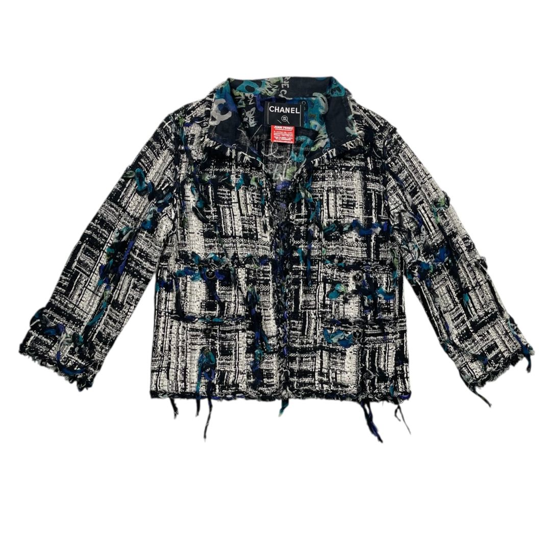 Saco  CHANEL  Varios Blanco Y Negro Talle S