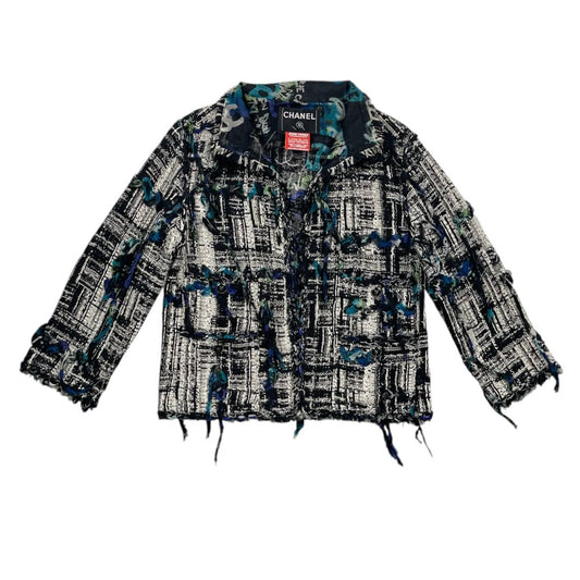Saco  CHANEL  Varios Blanco Y Negro Talle S