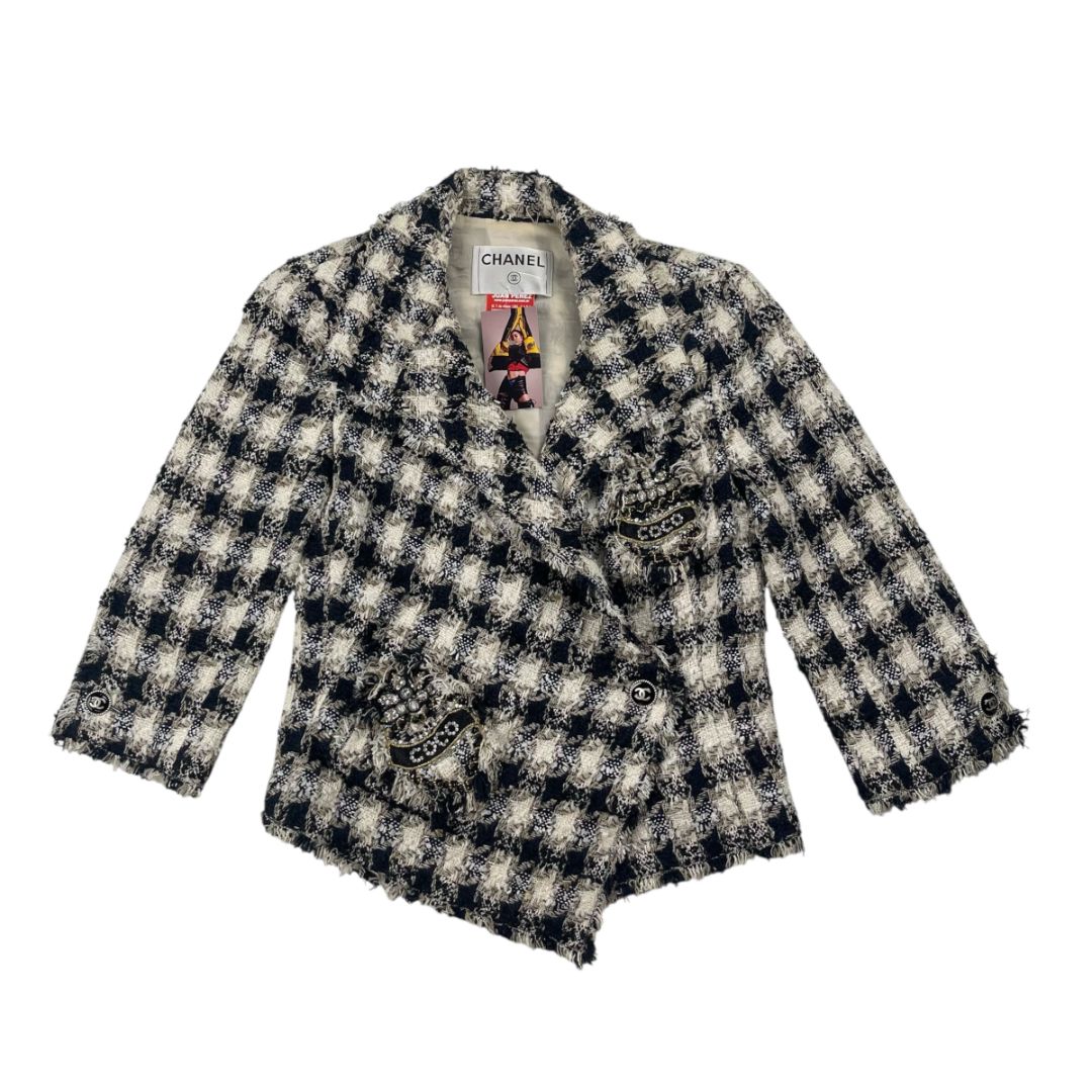Saco  CHANEL  Varios  Cuadritos Talle S