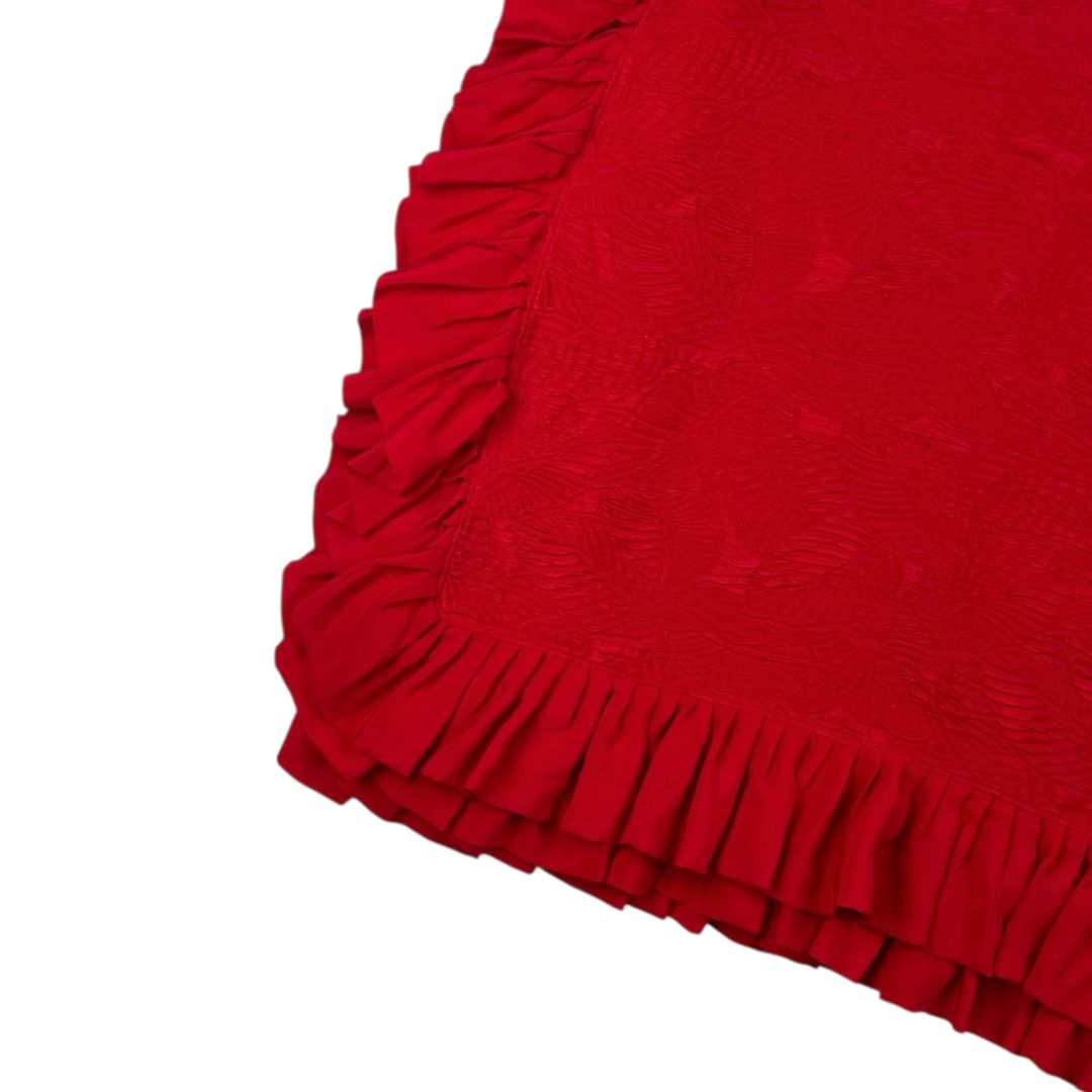 Manton  GIVENCHY  Rojo Medida 134cm X 134cm