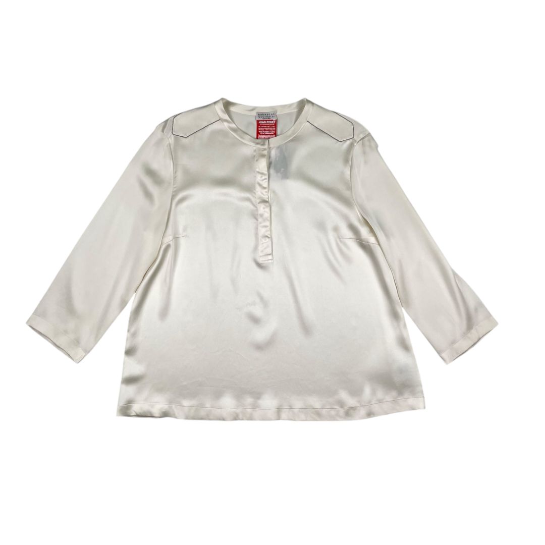 Blusa Manga Larga  BRUNELLO CUCCINELLI  Beige Talle XL