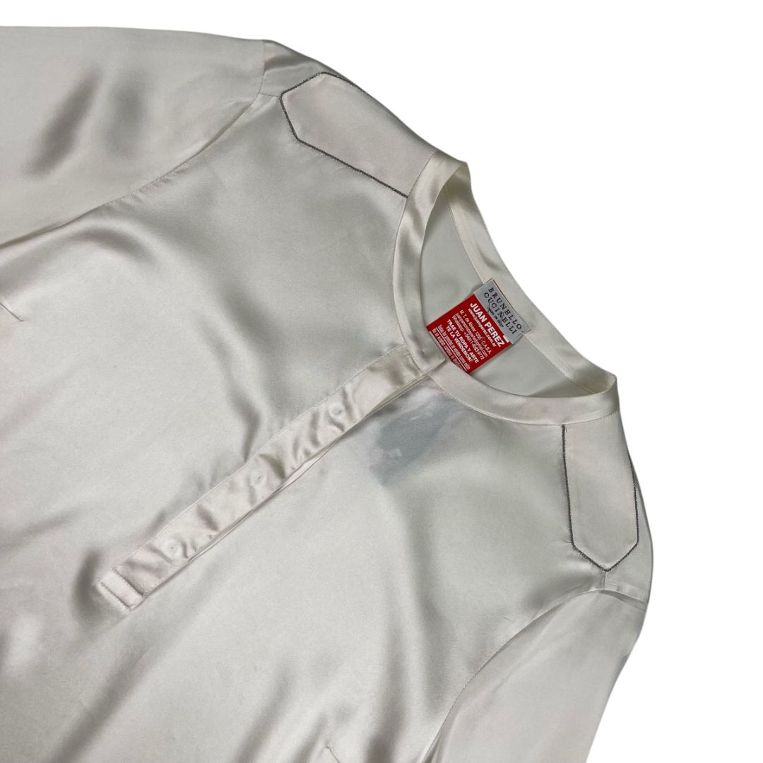Blusa Manga Larga  BRUNELLO CUCCINELLI  Beige Talle XL