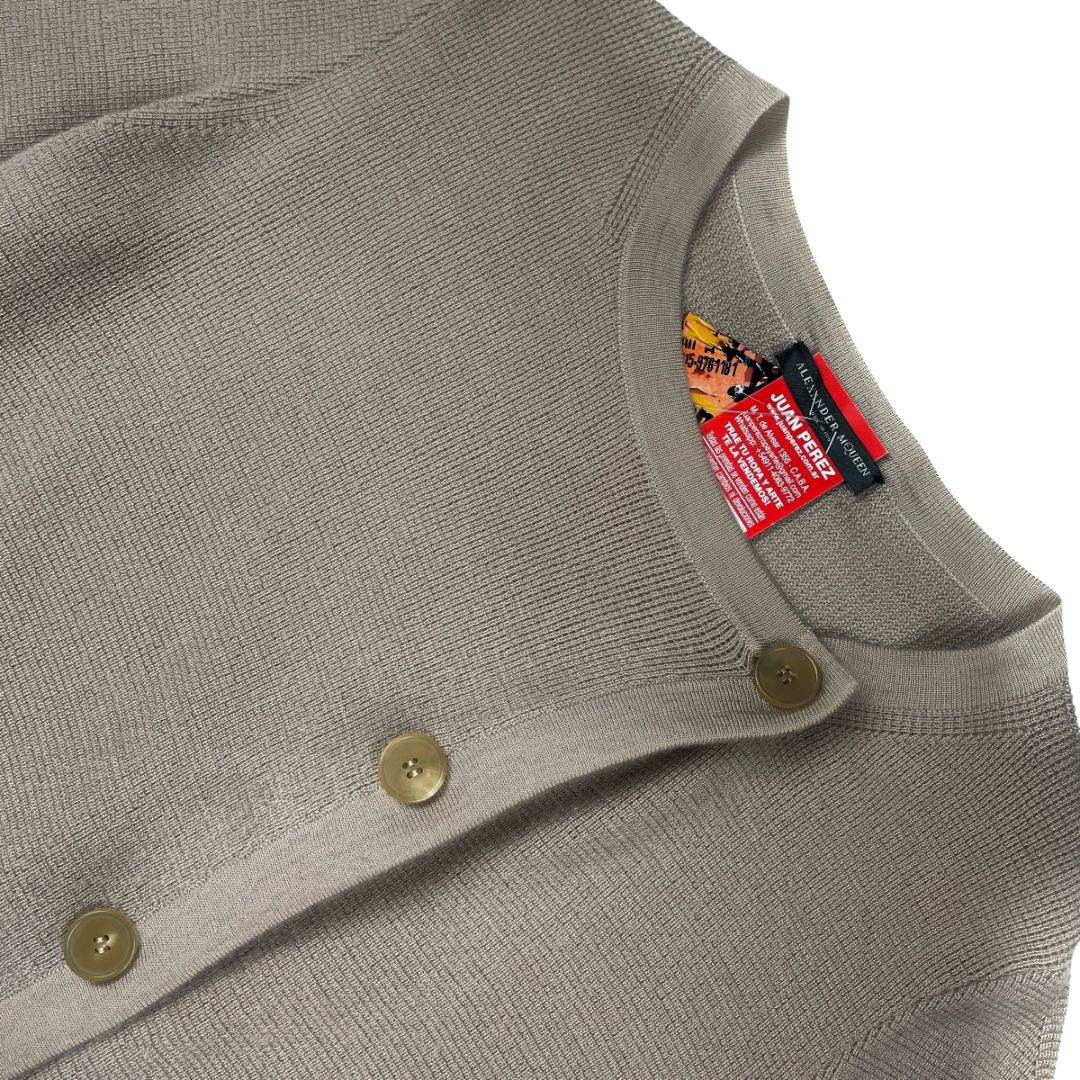 Sweater Abierto  ALEXANDER MQUEEN  Beige Talle S