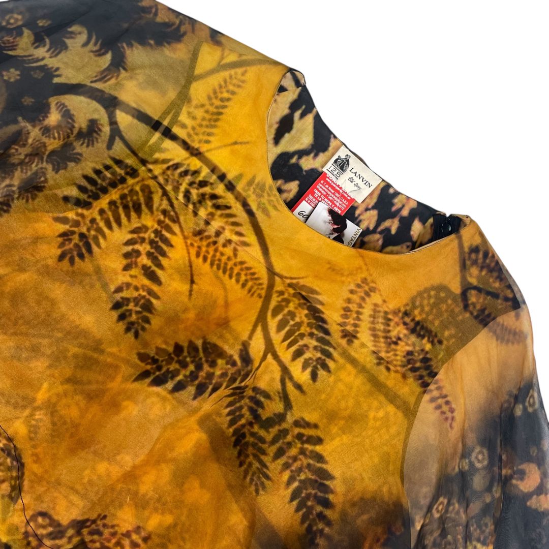 Vestido Manga Corta  LANVIN  Varios  Estampado Talle S