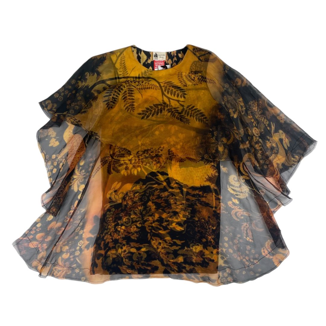 Vestido Manga Corta  LANVIN  Varios  Estampado Talle S