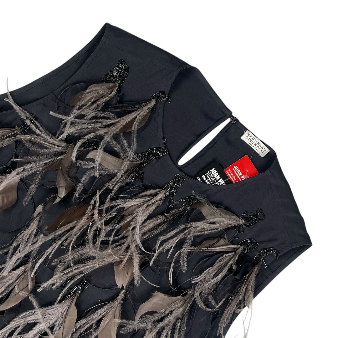 Top Sin Mangas  BRUNELLO CUCCINELLI  Negro Talle S