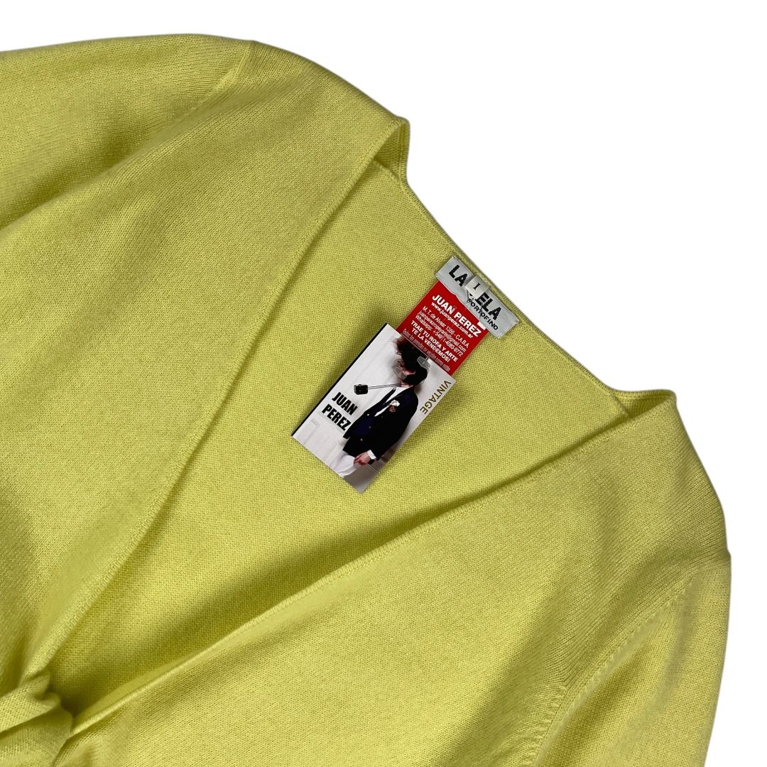 Sweater Abierto  LA VELA  Amarillo Talle S