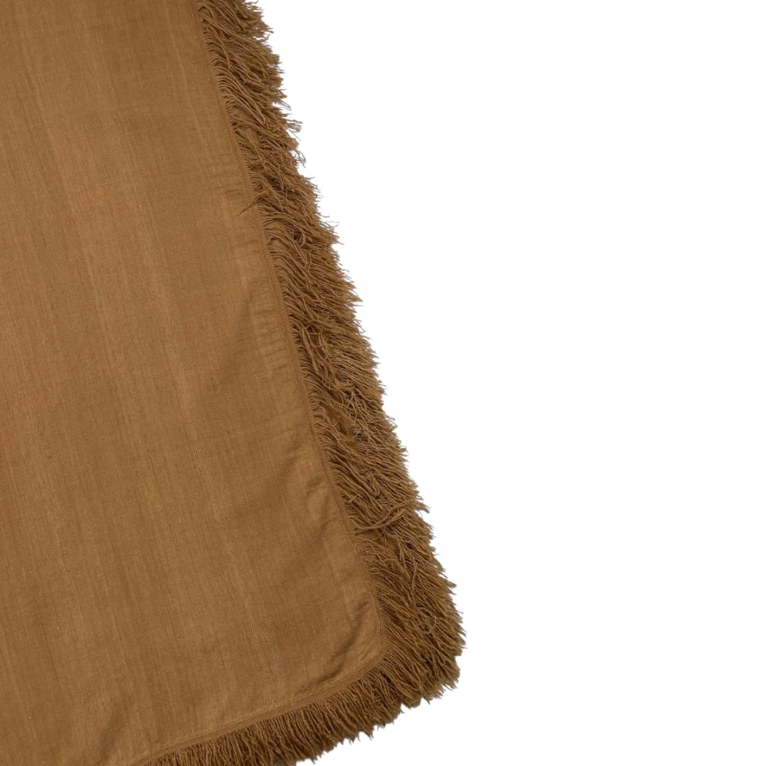 Manta  SIN MARCA  Marron Medida 185cmX130cm