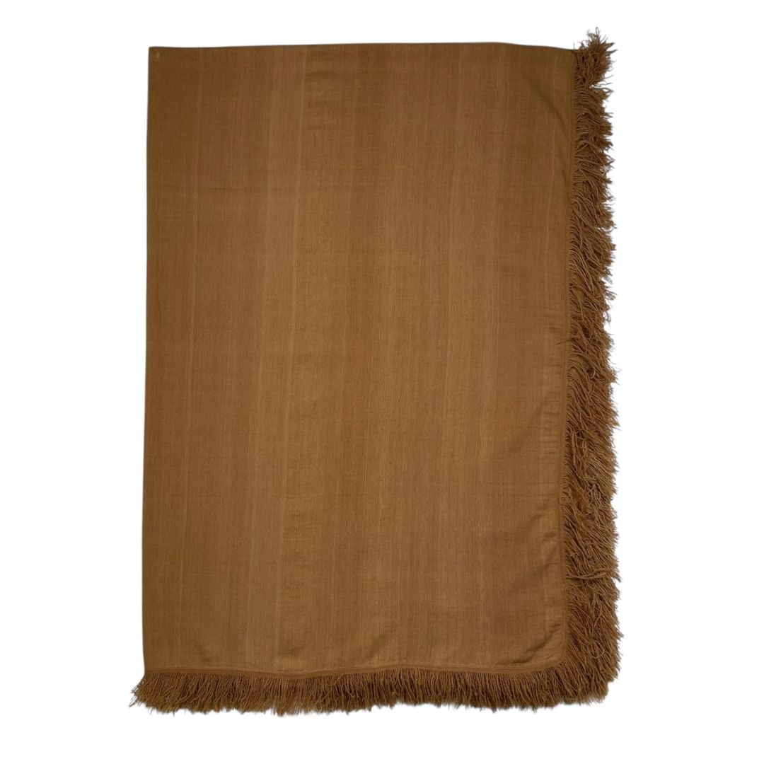 Manta  SIN MARCA  Marron Medida 185cmX130cm