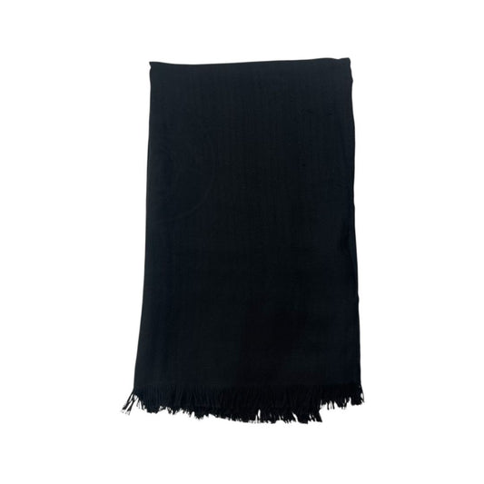 Pashmina  HERMES  Negro Medida 210cm X 65cm
