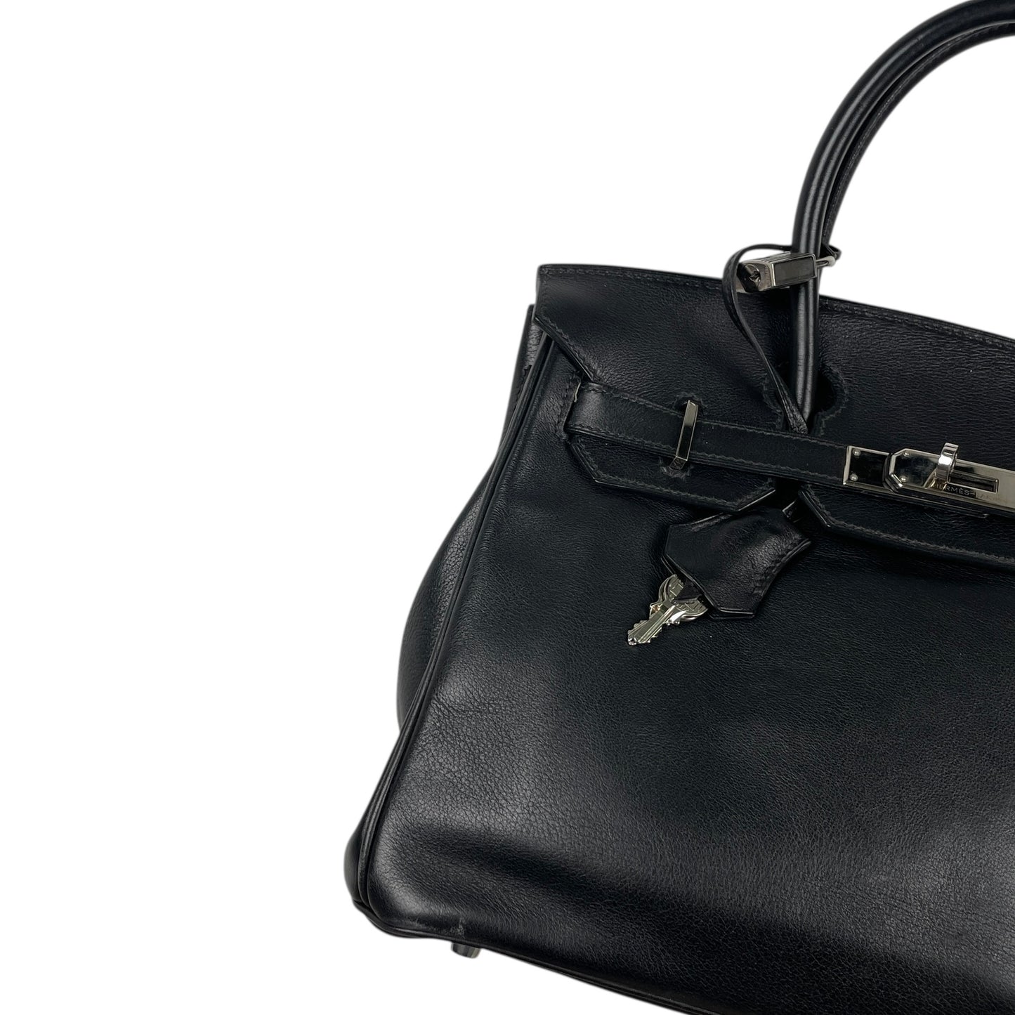 Cartera  HERMES  Negro Medida 29cm X 23cm