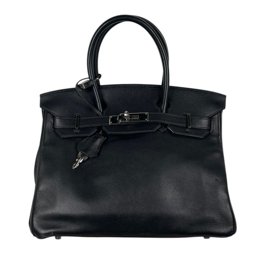 Cartera  HERMES  Negro Medida 29cm X 23cm