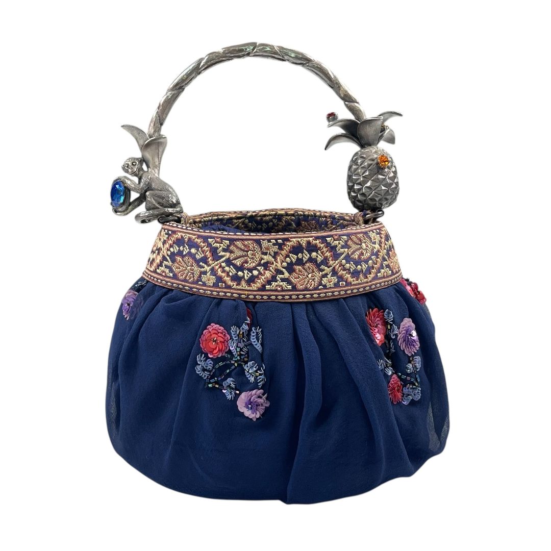 Cartera  ROBERTA BALSAMO  Azul Medida 27cm X 18cm