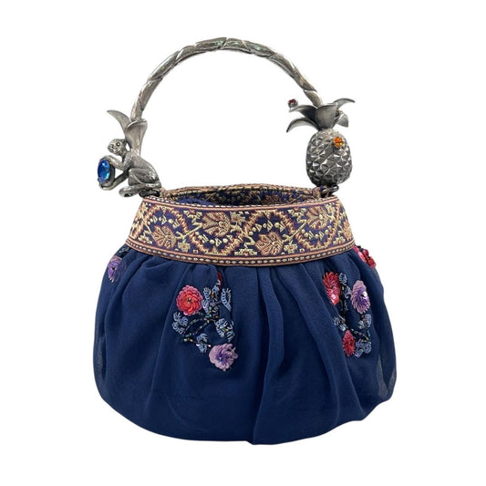 Cartera  ROBERTA BALSAMO  Azul Medida 27cm X 18cm