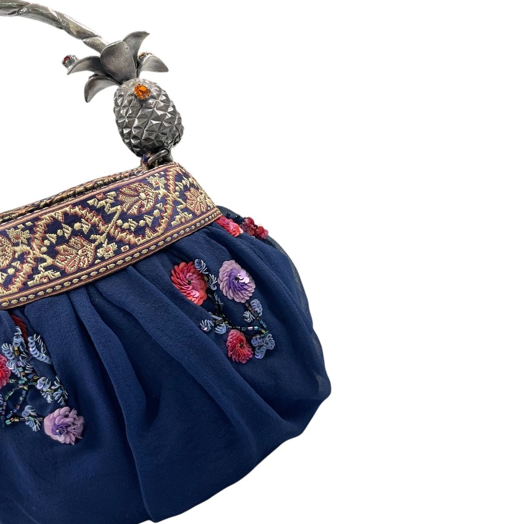 Cartera  ROBERTA BALSAMO  Azul Medida 27cm X 18cm