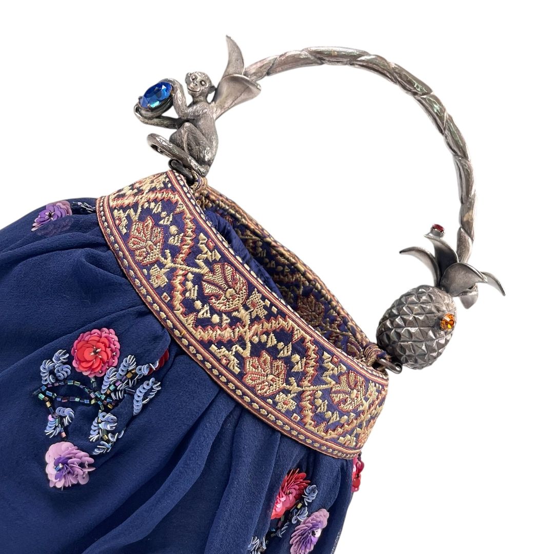 Cartera  ROBERTA BALSAMO  Azul Medida 27cm X 18cm