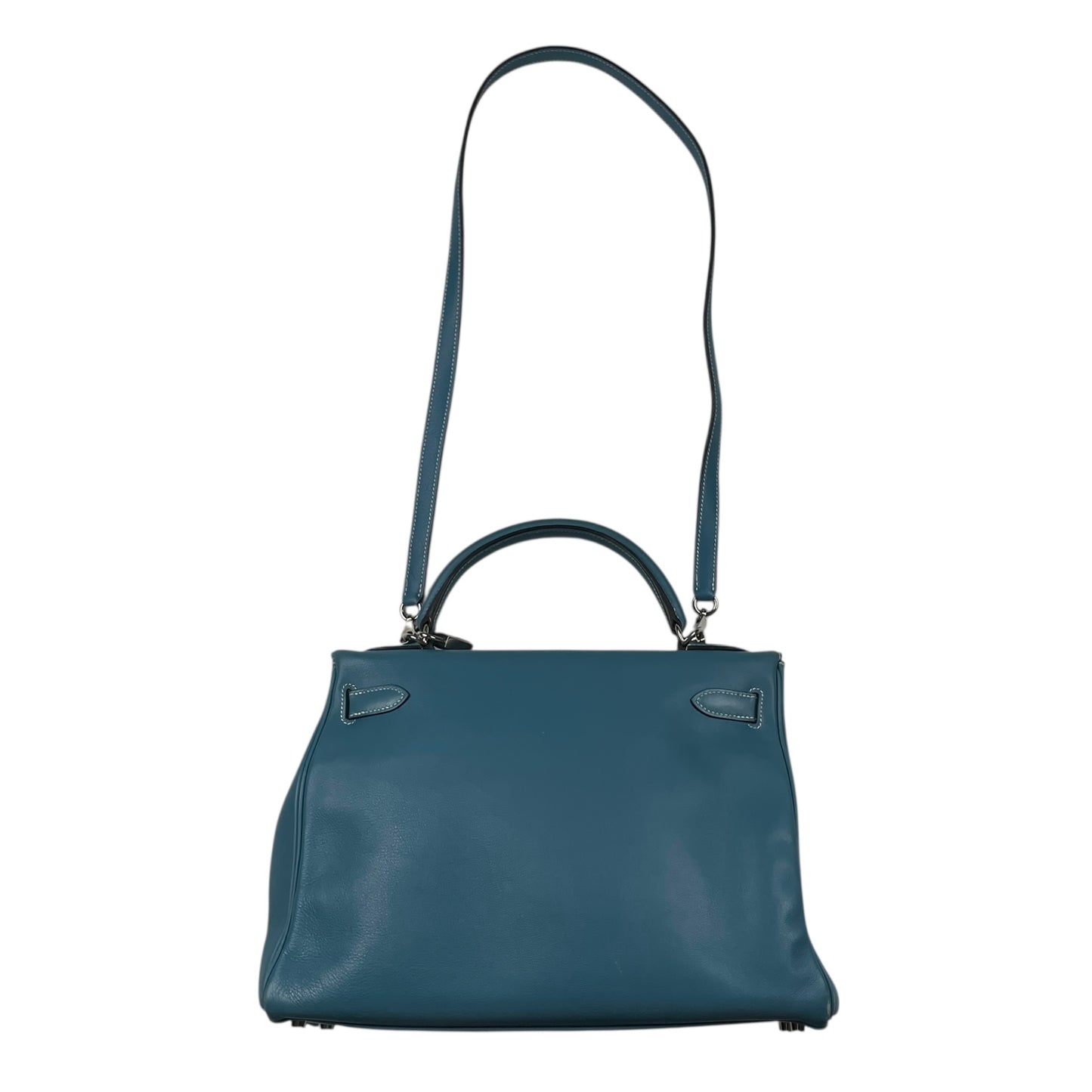 Cartera HERMES Celeste Medida 30cm X 23cm