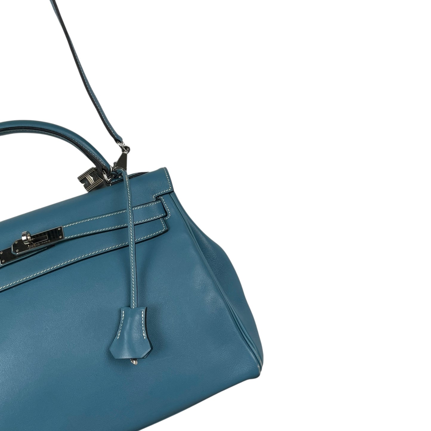 Cartera HERMES Celeste Medida 30cm X 23cm