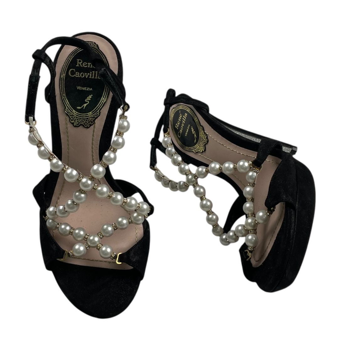 Sandalias  RENE CAOVILLA  Negro Talle 34