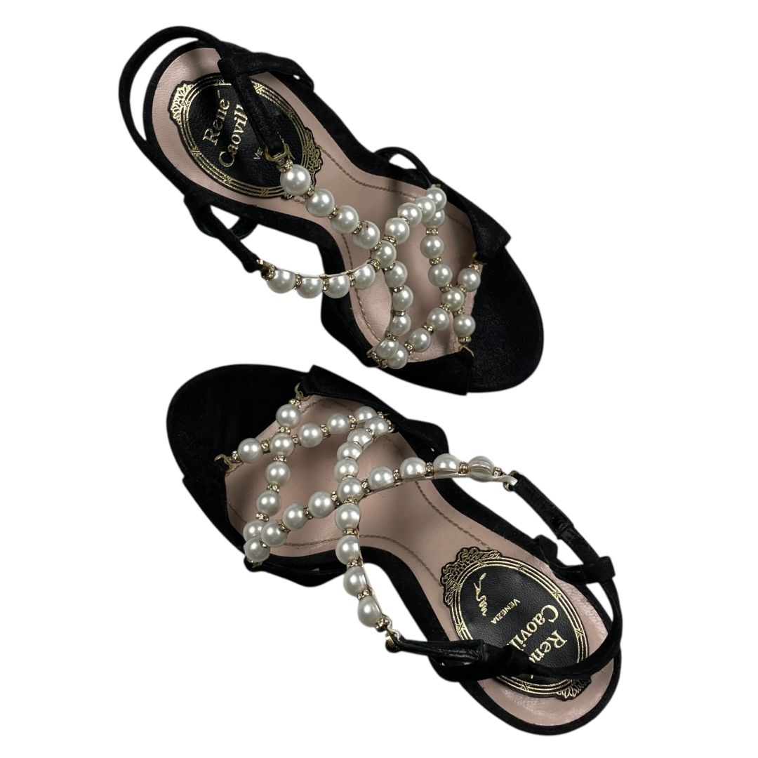 Sandalias  RENE CAOVILLA  Negro Talle 34