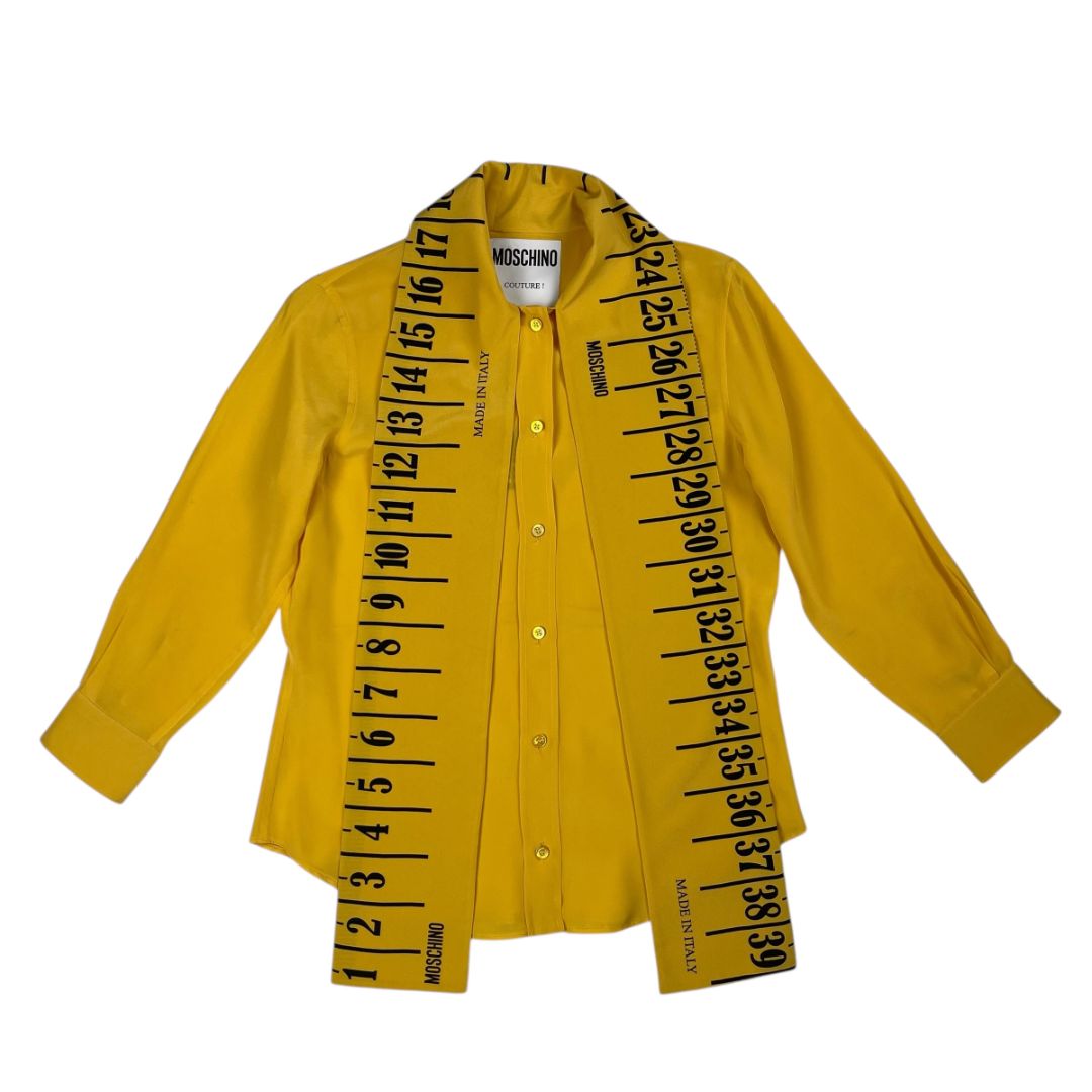 Blusa Manga Larga  MOSCHINO  Amarillo Talle S